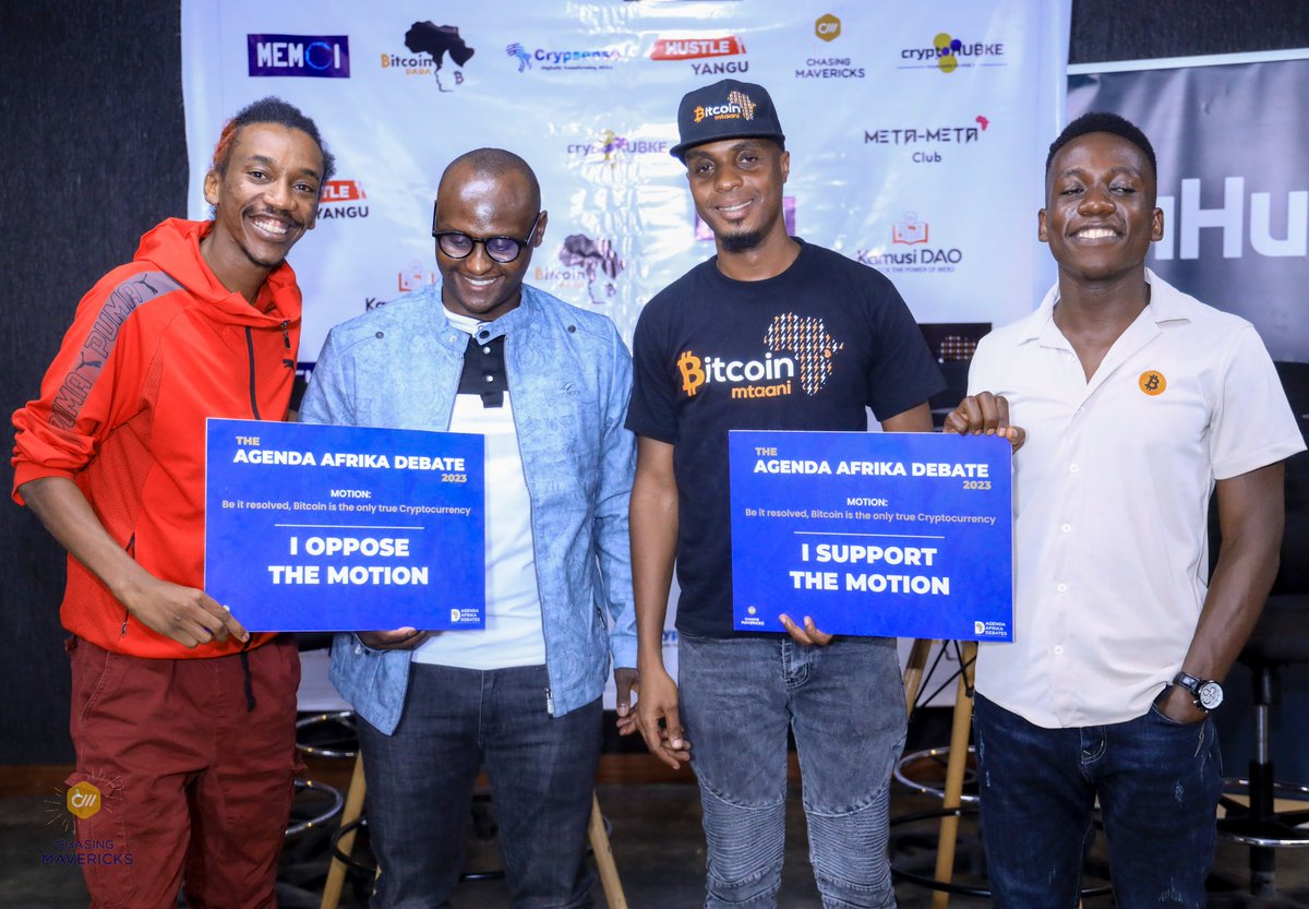 KamusiYaWeb3's tweet image. It was great to see such a diverse crowd of crypto enthusiasts and experts engage in a lively debate about the future of the crypto space. We heard compelling arguments for and against the motion, which made for a fascinating and educational event.
#BitcoinDebate2023 #AAD2023