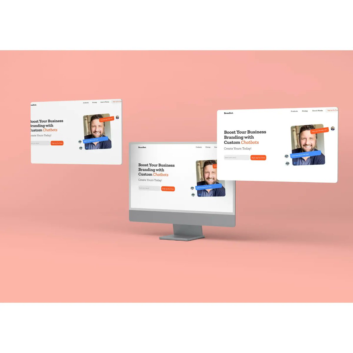 SaqibSaqib67's tweet image. Web design challenge Day 01;
Website for a tool to create chatbots for business to build their branding 
30 days web design challenge
#webdesigner #webdesign #webchallenge #webdesignchallenge #ui #uidesign #uiux #GraphicDesign 
#GraphicDesigner