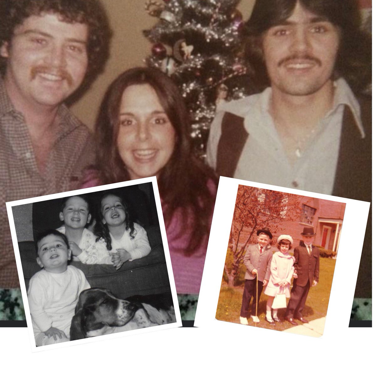 thequeen44's tweet photo. @mmpadellan My brothers and I, all from way back.  We are now 64, 65 &amp; 66 https://t.co/MWat1GXuwy