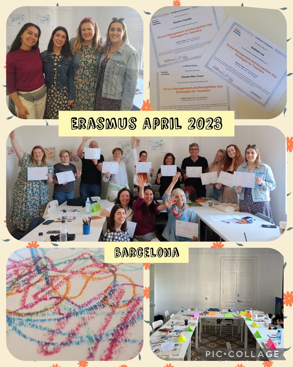 FirhouseETSS's tweet photo. Big excitement today as we shared about courses completed and job shadowing experiences in Finland, France &amp; Spain!! A huge thank you to @leargas @EUErasmusPlus for providing such amazing opportunities &amp; to @AMaloneyEdu for organising everything 🥳🤩 https://t.co/FJtvJCJstc