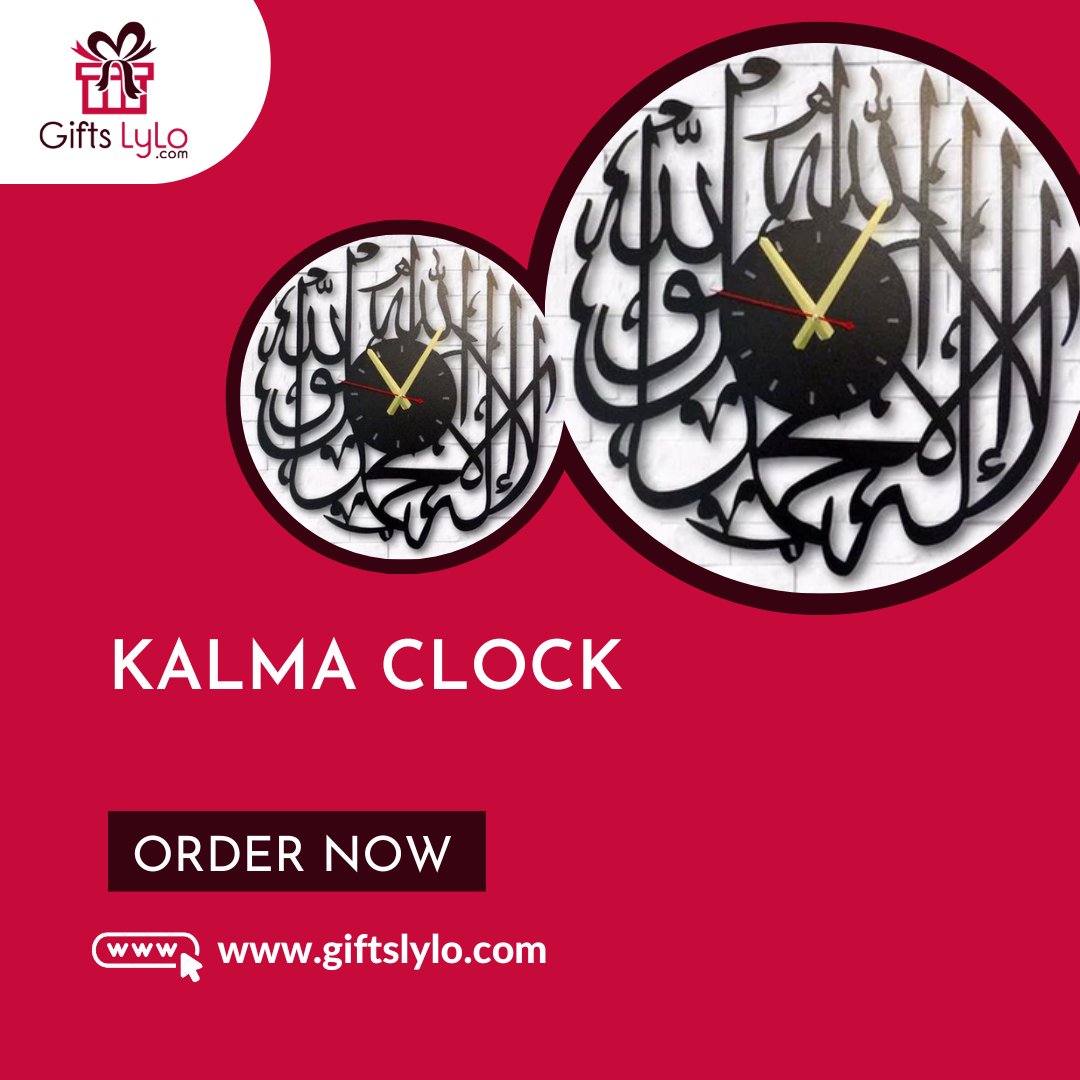 Big Sale📢
Beautiful Kalma Clock. 😍

🇵🇰 Home delivery all over Pakistan. 🇵🇰
💯QUALITY GUARANTEED

SHOP NOW👇
giftslylo.com/products/kalma…
.
.
.
#giftslylo #kalmaclock #woodenwallclock #modernclock #homedecor #walldecor