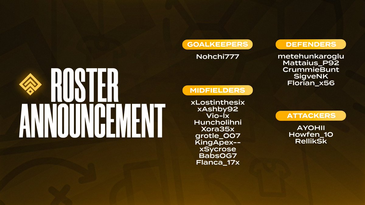 Official Squad Announcement for the new <a href="/VPGEurope/">Virtual Pro Gaming | Europe</a> Season!

#AZ3 | #VPG