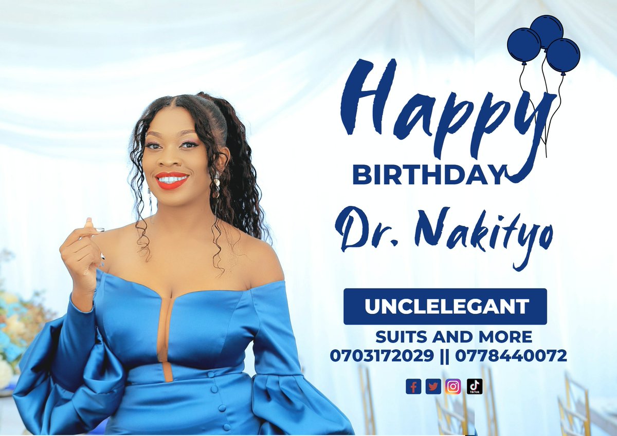 Happy Birthday to a big lover, a big client and friend
Happy Birthday Doctor <a href="/InnocentNakityo/">Innocent Nakityo</a>