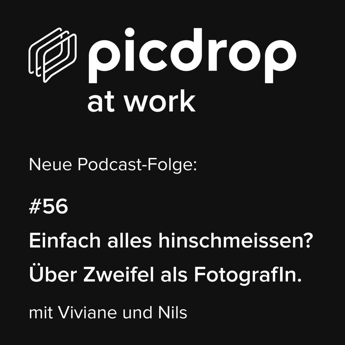 WeArePicDrop's tweet photo. OUT NOW: picdrop at work Podcast #56 

👉 EINFACH ALLES HINSCHMEISSEN? 
Über Zweifel als FotografIn ❤️

Wie gehe ich mit den Hochs und Tiefs in meiner Karriere um? Viviane braucht Rat und ihr könnt dabei sein!

Jetzt in der Podcast-App deiner Wahl: 
https://t.co/7vzmkFr5Vf https://t.co/jp4SyQDxdP