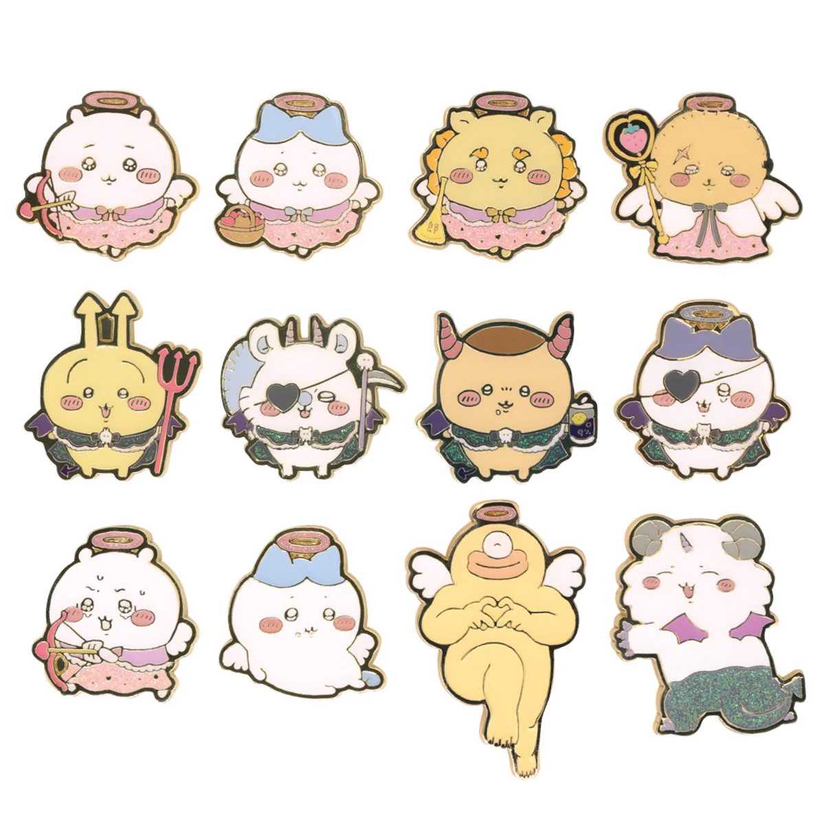 ちいかわ ワクワクゆうえんち てんし あくま ピンズコレクション ちいかわマーケット公式 on X: 