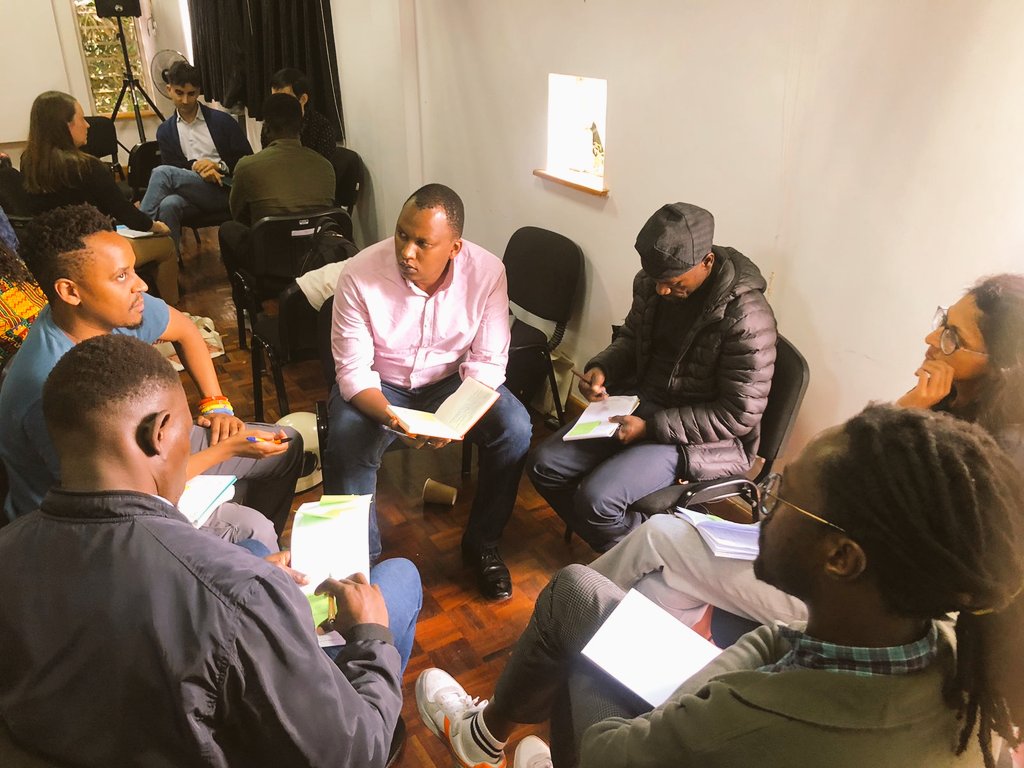 UTADO_Africa's tweet photo. At @UTADO_Africa first afternoon: conversations about methods in urban research and how to think beyond the canon of colonial social sciences https://t.co/dU63E2cMLa