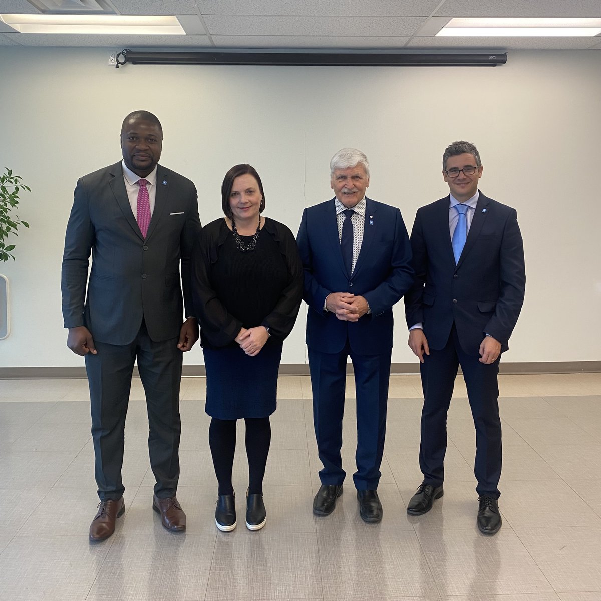 From Africa to Latin America, it's a special time when we can come together in one place. LGen Dallaire + Dr Whitman recently met in Halifax with our Director at the LACoE, Martin Vidal, + Deputy Director for Regional Programs at the ACoE, Arsene Tshidimu. #ChildrenPeaceSecurity