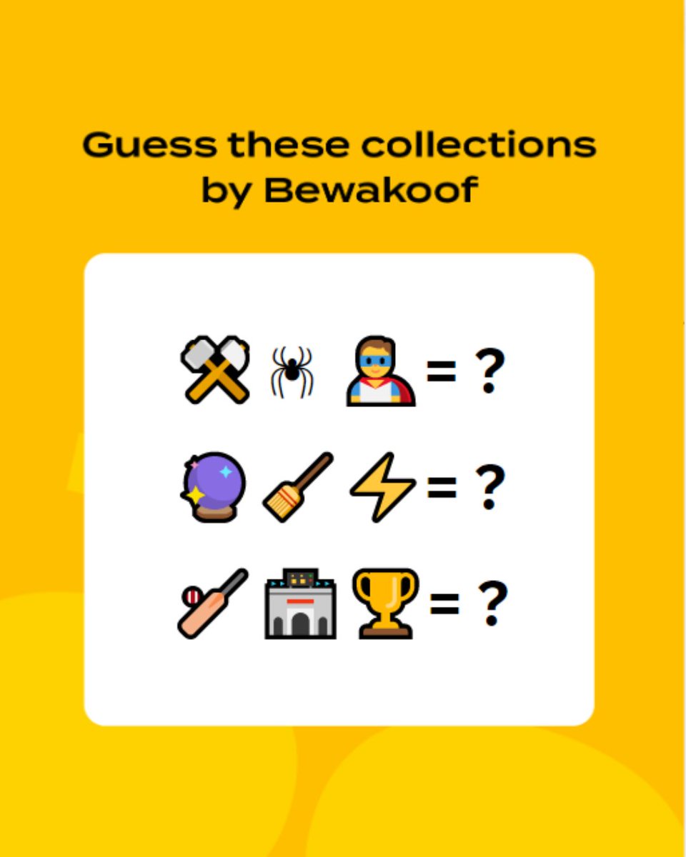 ✨Contest Alert ✨ Guess the merch name and one lucky winner will get to win Rs. 1000/- wallet money 💸 Rules: 👆 Follow @bewakoof 🔁 RT & LIKE this tweet 🙋Tag 3 friends with your answer Contest ends: April 19th #ContestIndia #ContestAlert #GiveawayIndia #GiveawayAlert