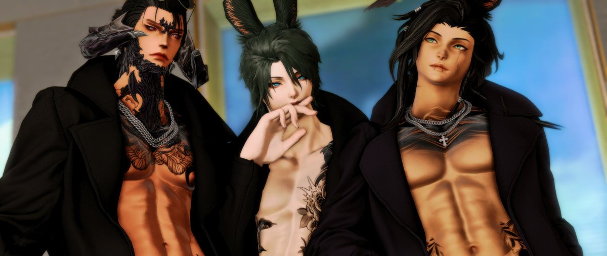 Boyz are out tonight~

Come hang at <a href="/StarlightXIV/">#TonberryStarlight</a> .

📸: <a href="/DazlingStranger/">DazzlingStranger</a>