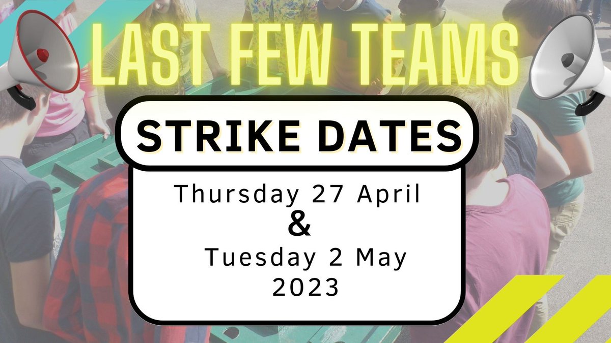 🎊We know that #teachers are excited to be back in the classroom today after the Easter Break, but there's probably a bit of admin that's piled up, including booking a #SchoolTeamBuilding event.

Why not have it on one of these dates...?🤷

#JustSaying