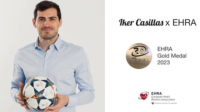 European Society of Cardiology News (@escardionews) on Twitter photo Spanish footballer <a href="/IkerCasillas/">Iker Casillas</a> awarded an #EHRA_ESC Gold Medal for services to #CardiovascularHealth at #EHRA2023 👉escardio.org/The-ESC/Press-… Spanish footballer <a href="/IkerCasillas/">Iker Casillas</a> awarded an #EHRA_ESC Gold Medal for services to #CardiovascularHealth at #EHRA2023 👉escardio.org/The-ESC/Press-…