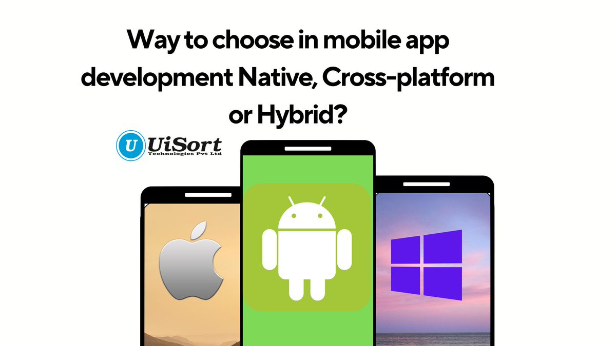 UisortT's tweet image. Which is the best way to choose in mobile app development! Native, Cross-platform or Hybrid? Read more: t.ly/uLST
#uisort #mobileappdevelopment #nativemobileappdevelopment #crossplatformmobileapplication #hybridmobileappdevelopment