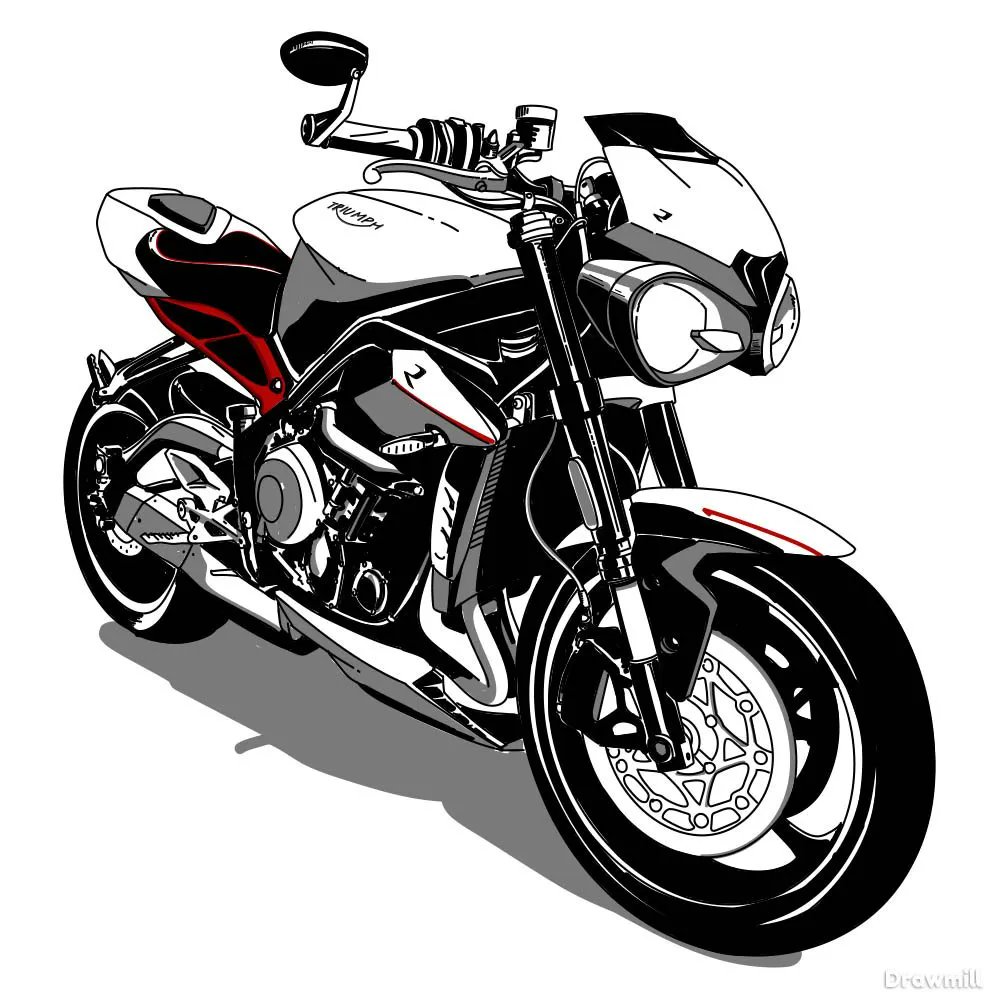 Scribbleotweets's tweet photo. 🏍🖤🤍❤️ A little sketch Jason did, of one of his 'previous' loves🏍™®  .... 'I FEEL THE NEED FOR SPEED'!!!  @UKTriumph @TriumphAmerica @jasonvenus @Scribbleotweets
#Drawmill #Art #Sketch #Bike #Triumph #Motorbike #Motorcycle #Fast #TwoWheels #Business #Motivation https://t.co/q87utFaScj