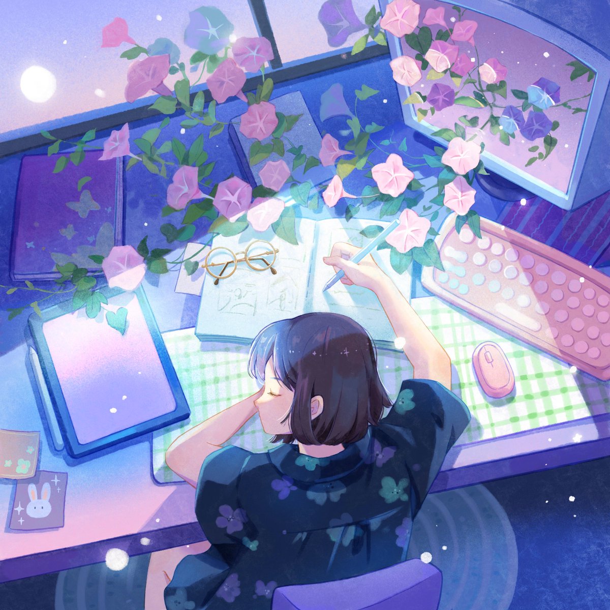 難得畫了正方形的構圖🌷
I rarely use a square composition🌷

-
#illustration #flowers #workspace #digitalart #lovely #插畫 #絵 #procreate