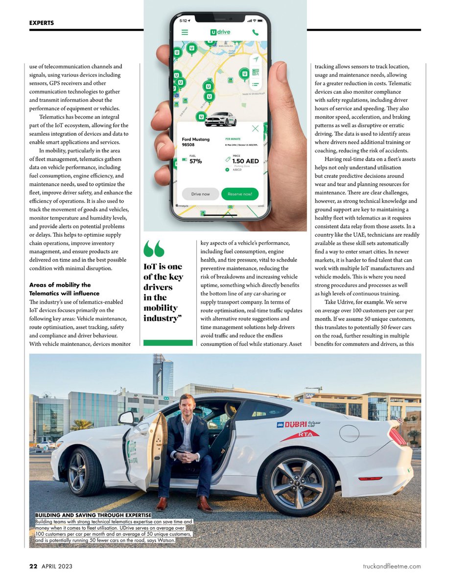 SherpaComms's tweet image. Revving with pride as @udriveuae  graces the front cover of @TruckandFleetME  showcasing the commitment to innovation and excellence in the industry!
📷📷 #Udrive #TruckAndFleetME #InnovativeSolutions #LeadingThePack
#uae #dubai #middleeast #iot