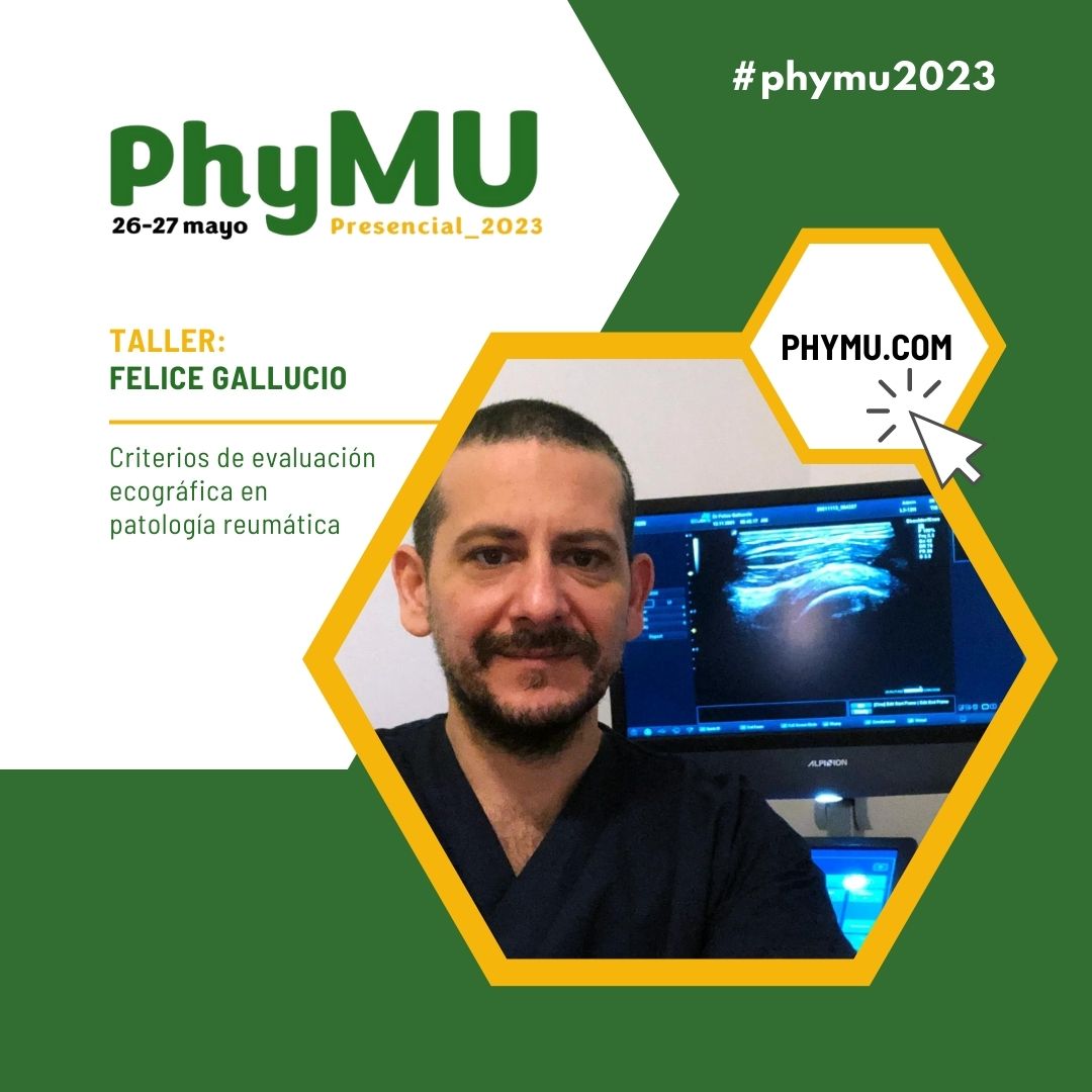 phymu2023's tweet photo. ¿Qué criterios debemos de seguir, como #fisioterapeutas, para evaluar patologías reumáticas mediante #ecografía musculoesquelética?

A esta pregunta dará respuesta el Dr. Felice Gallucio, en el taller científico-clínico que impartirá el sábado 27 de mayo en #PhyMU2023 https://t.co/Hn2H8JIz4x