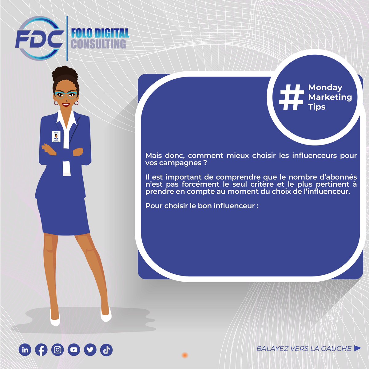 FoloDigital_C's tweet photo. #MondayMarketingTips

Le marketing d’influence regroupe un ensemble de techniques basées sur le pouvoir de la recommandation et de la prescription des influenceurs pour faire passer des messages ou promouvoir un produit/service afin de déclencher l’acte d’achat chez la cible⬇️ https://t.co/pgxhwVJLge