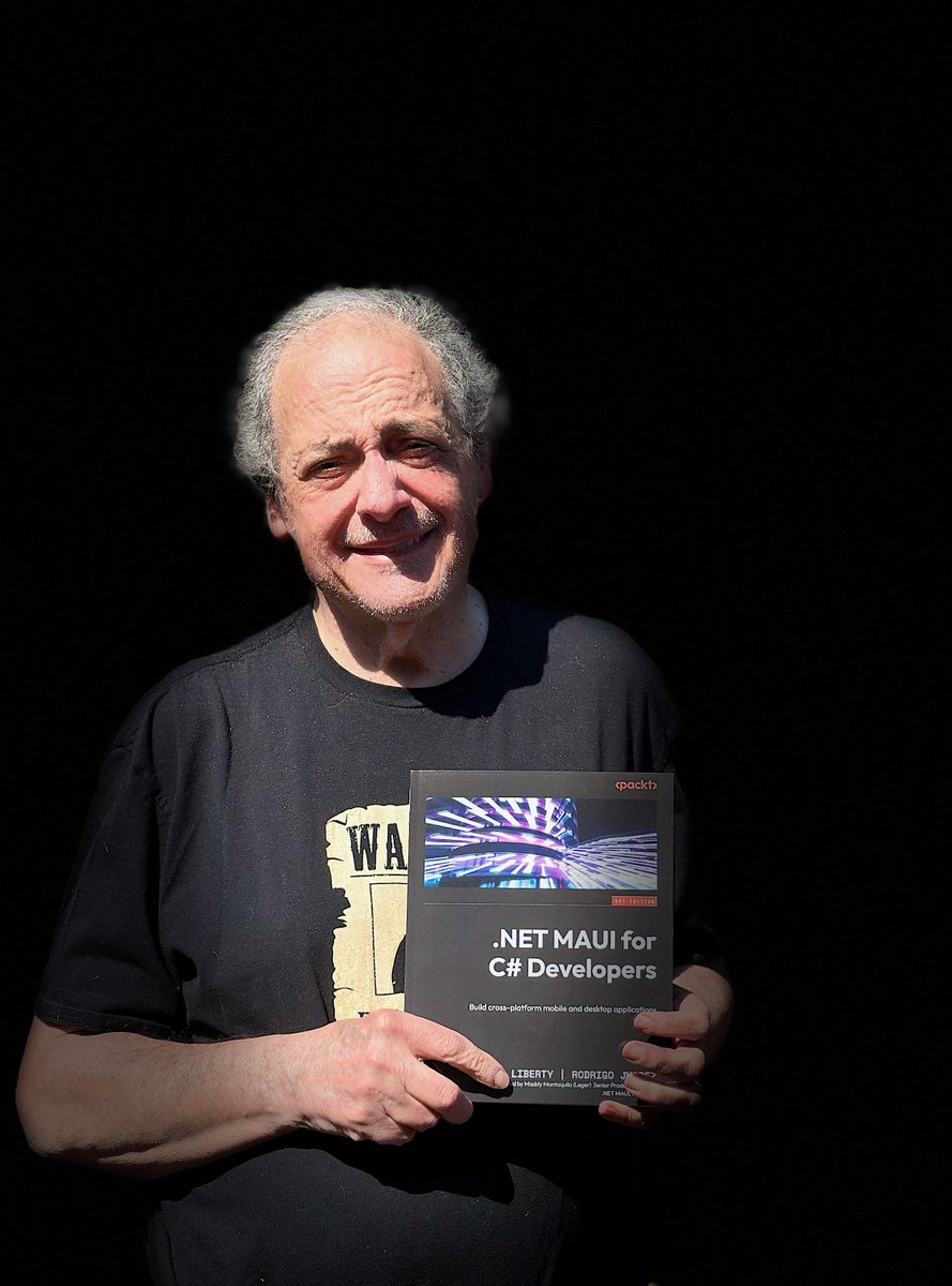 JesseLiberty's tweet image. It's the new me with my new book!
Note to self: shave before taking pictures.