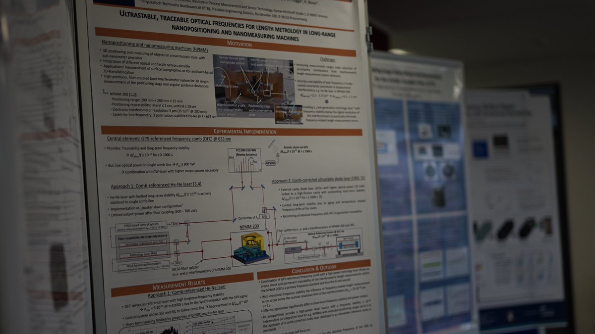 TU_Ilmenau's tweet photo. Mit einem Vortrag von @OGerberding @unihh zu #GravitationalWaves-Detektion mit #Laserinterferometrie sind wir am heutigen #WorldInterferometryDay in das Symposium @TU_Ilmenau gestartet. Nach weiteren spannenden Beiträgen öffnen wir am Nachmittag unsere Labore für Demonstrationen. https://t.co/zvNc5kNcCC