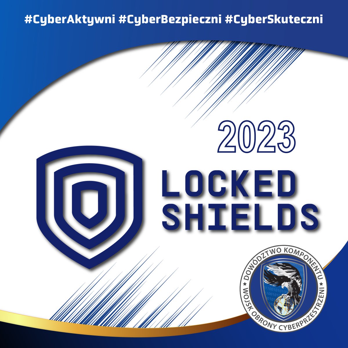 Już jutro narodowa drużyna złożona z polskich specjalistów rozpocznie zmagania na największym i najbardziej zaawansowanym technicznie ćwiczeniu cyberobrony teleinformatycznej na świecie - #LockedShields 2023 organizowanym przez #NATO CCDCOE. Trzymamy kciuki za zwycięstwo.