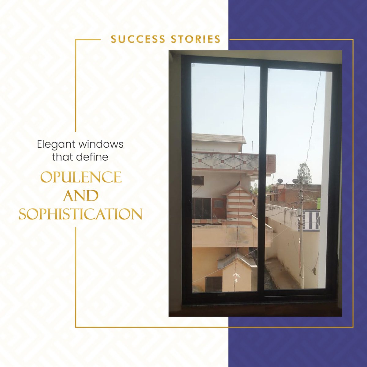 InspireWindoors's tweet photo. From an idea to a reality - our recent project in Sharanpur (UP) is a true testament to our commitment to quality and innovation. We are proud to have provided top-of-the-line aluminium doors and windows that have transformed this space into a beautiful and functional haven. https://t.co/Ymvlm4SNie
