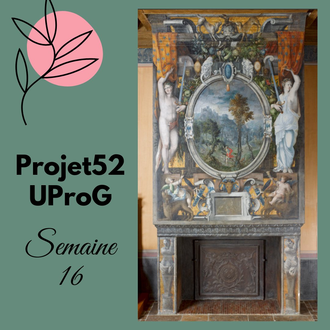 📸 #projet52uprog - semaine 16
Voici la #cheminée peinte de la chambre du connétable Anne de Montmorency, intitulée "La chasse d'Esaü", conservée au Musée de la Renaissance, au château d'Ecouen.

Source: panoramadelart.com/analyse/la-cha…

#photodujour #renaissanceart #châteauecouen
