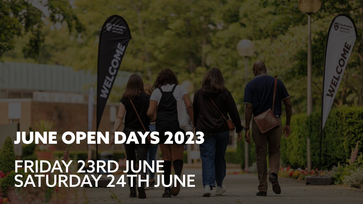 Planning for our June Open Days is officially underway!  #NUOpenDay    

BOOK NOW: orlo.uk/P4TGt 

Friday 23rd June 2023 - Undergraduate 
Saturday 24th June 2023 - Undergraduate &amp; Postgraduate 

Join us 9AM - 3PM on Newcastle City and Coach Lane Campus.