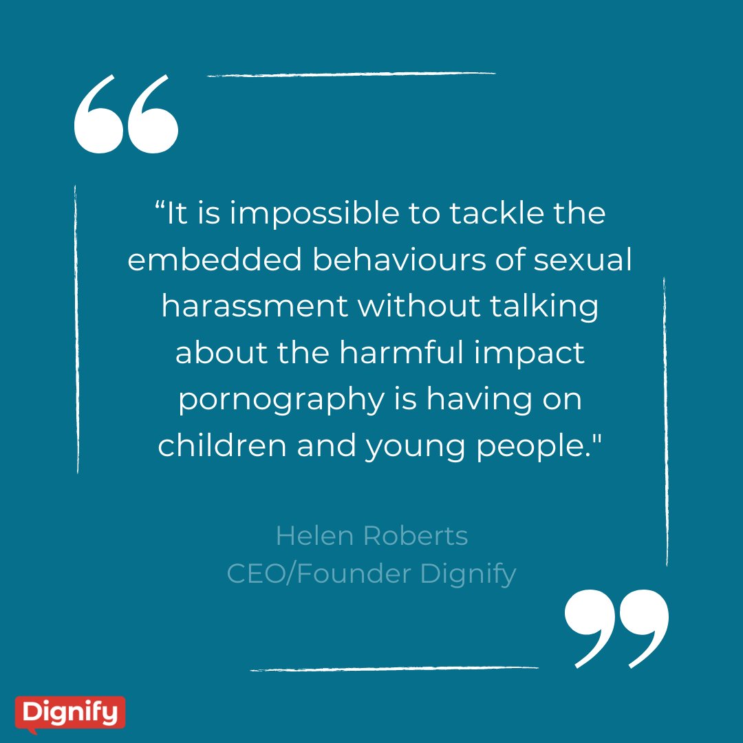 Studies by Dignify have found that 50% of pupils have observed sexual comments, remarks or jokes at least weekly at school. These conversations create environments that tolerate sexual harassment and abuse. We want to change this and create safe, harassment-free environments.