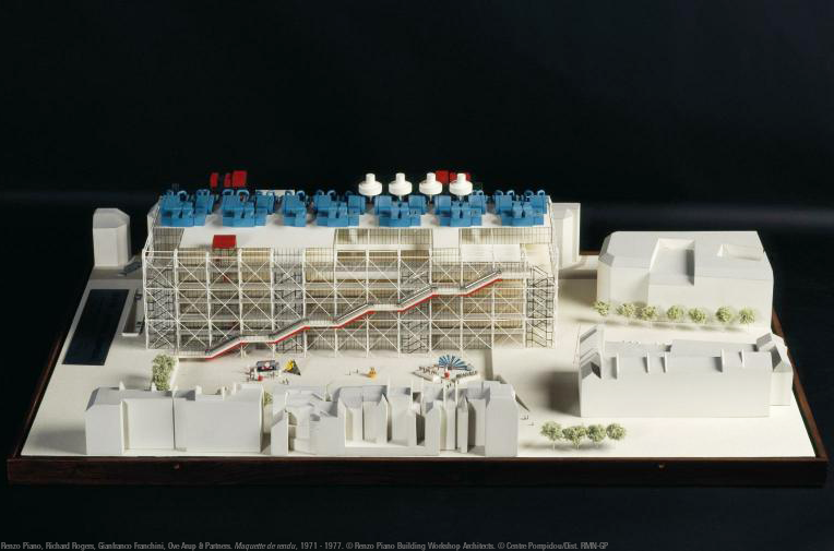 CentrePompidou's tweet photo. De Pompidou à « Beaubourg » 🗝
Aujourd'hui iconique, le bâtiment conçu par Renzo Piano et Richard Rogers a failli ne jamais voir le jour !
Le chercheur Boris Hamzeian s'est lancé sur la piste d'une utopie architecturale devenue réalité. 
Flashback👉 https://t.co/rG1cRosv8B https://t.co/8OfhmMpNVd