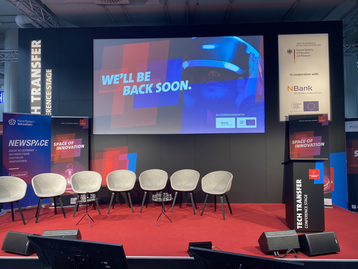 Starting now! Space of Innovation @hannover_messe! #NewSpace #HM2023