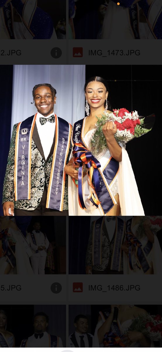 Congratulations to our 2023-2024 Mr &amp; Miss Virginia State University!
Ms VSU, Aliya Mayers, History and Political Science major, Marketing minor, class of 2024.
Mr VSU, Christopher Lawrence, Business Management major, class of 2024. Keep representing!🧡💙