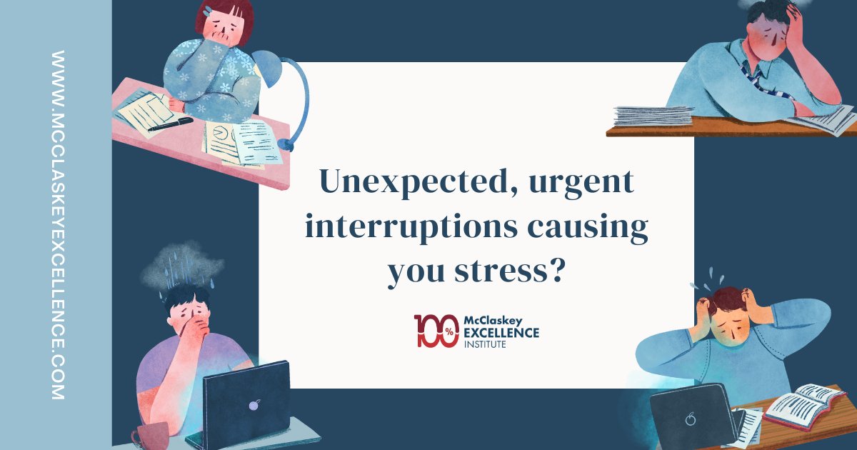 Are you tired of unexpected, urgent interruptions causing you stress? Make sure you are subscribed to our weekly, Wednesday newsletters to learn more about how you can reduce the unexpected, urgent interruptions that are holding you back. Subscribe here: conta.cc/3YxtGXe