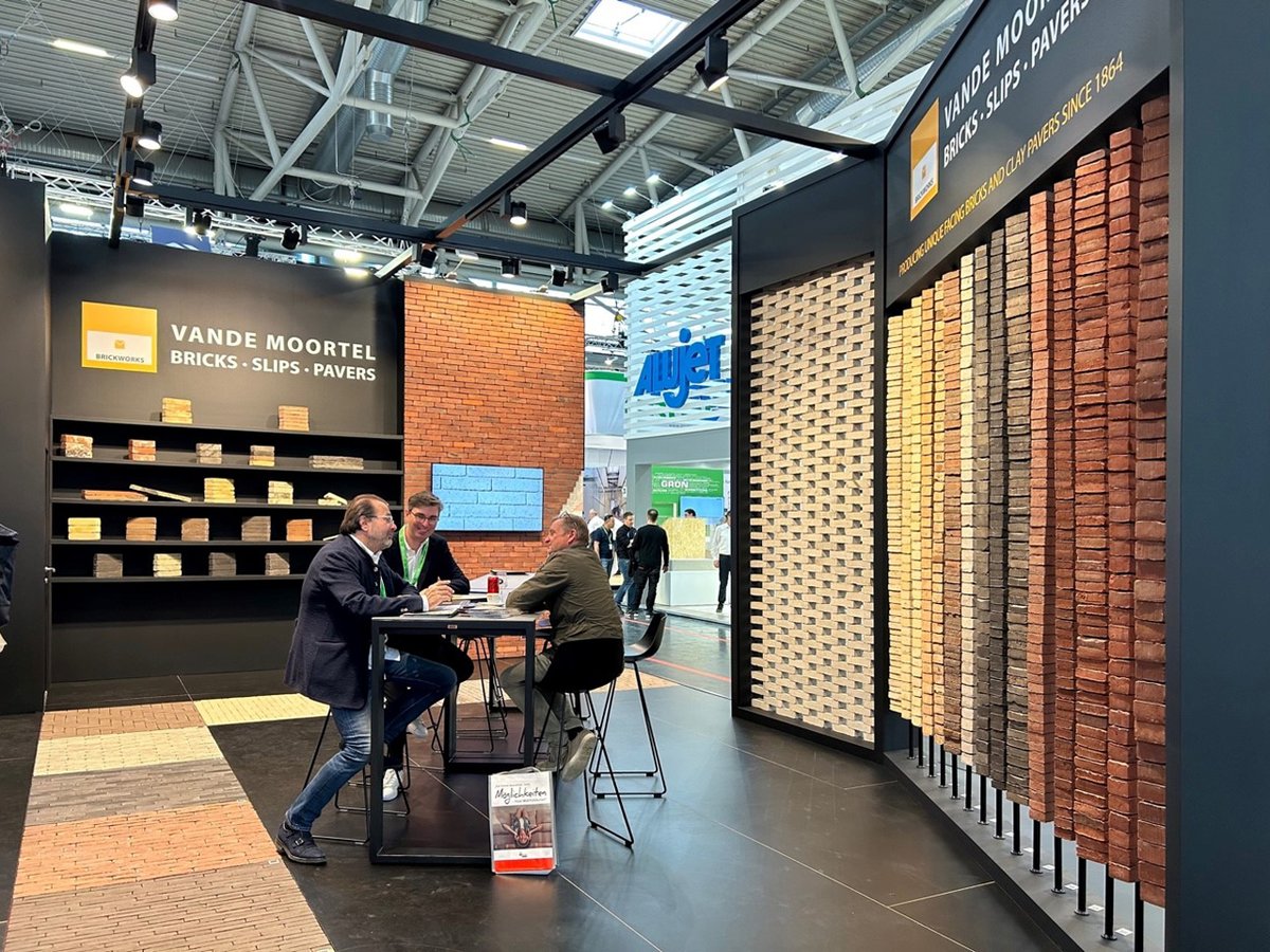 Brickworks Vande Moortel (@vande_moortel) on Twitter photo The <a href="/BAU_Muenchen/">BAU Mรผnchen</a> trade fair is open ๐ค visit us at ๐ฆ๐๐ฎ๐ป๐ฑ ๐ฏ๐ญ๐ต ๐ถ๐ป ๐๐ฎ๐น๐น ๐๐ฏ to discover our:
๐ Ecological Brick Size
๐งฑ Hand-Made Facing Bricks
๐ Unique Clay Pavers
๐ Messe Mรผnchen, Hall A3 - Stand 319
๐๏ธ April 17 - 22
#ShapingPlaces #BAU #BAUMunchen #BAU23 The <a href="/BAU_Muenchen/">BAU Mรผnchen</a> trade fair is open ๐ค visit us at ๐ฆ๐๐ฎ๐ป๐ฑ ๐ฏ๐ญ๐ต ๐ถ๐ป ๐๐ฎ๐น๐น ๐๐ฏ to discover our:
๐ Ecological Brick Size
๐งฑ Hand-Made Facing Bricks
๐ Unique Clay Pavers
๐ Messe Mรผnchen, Hall A3 - Stand 319
๐๏ธ April 17 - 22
#ShapingPlaces #BAU #BAUMunchen #BAU23