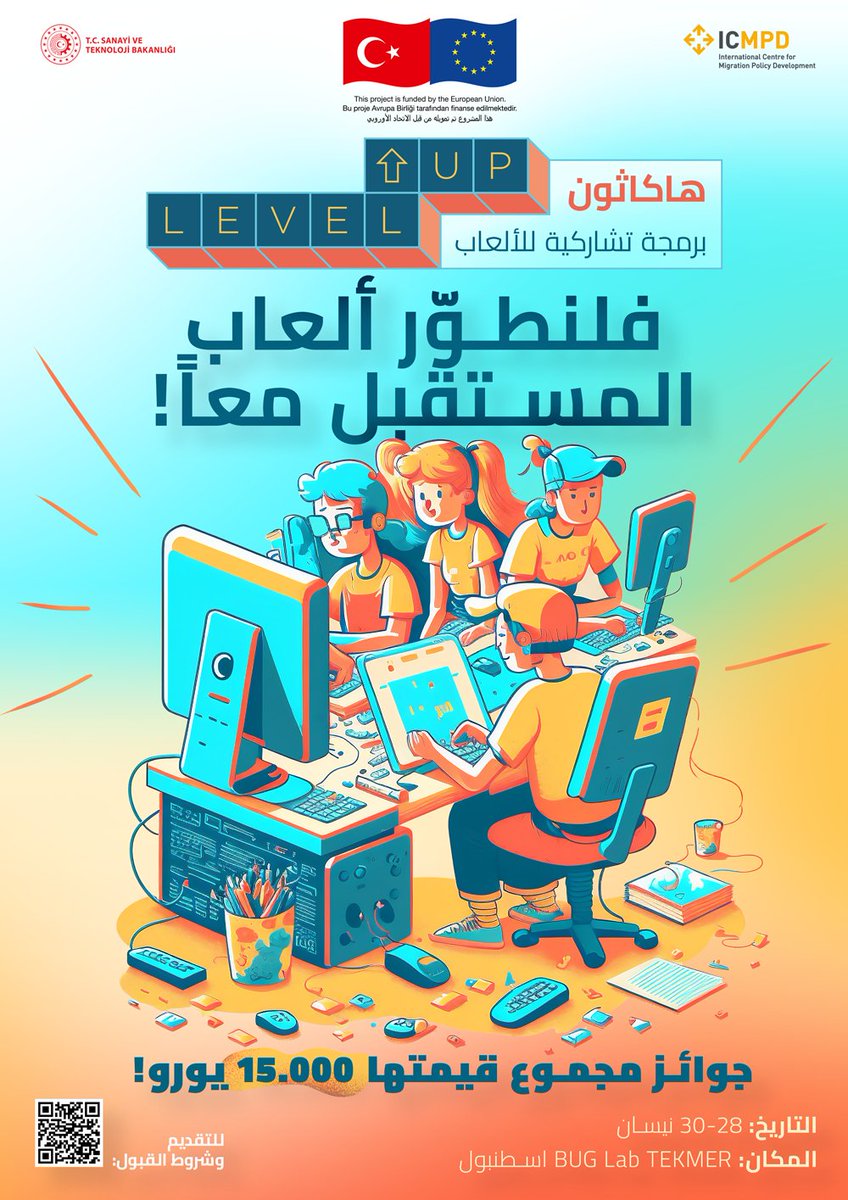 guvencat's tweet photo. Başvuruları 2 gün uzattık 🙃
آخر تاريخ للتقديم 18 نيسان 11.59 مساءً
Hep birlikte, dayanışma içinde LevelUP!👇
https://t.co/CGvoq6VvLo
#gaming #teknoloji #enhancerproject #gamejam #oyunsektörü #syrianimmigrants #gamedevelopment #gamehackathon https://t.co/LldnSaIIjG