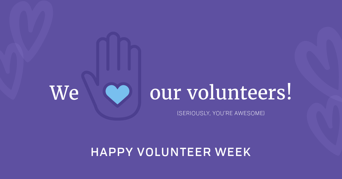 Happy Volunteer Week! We are grateful for everything you do and the caring way you do it. #SigmaVolunteer