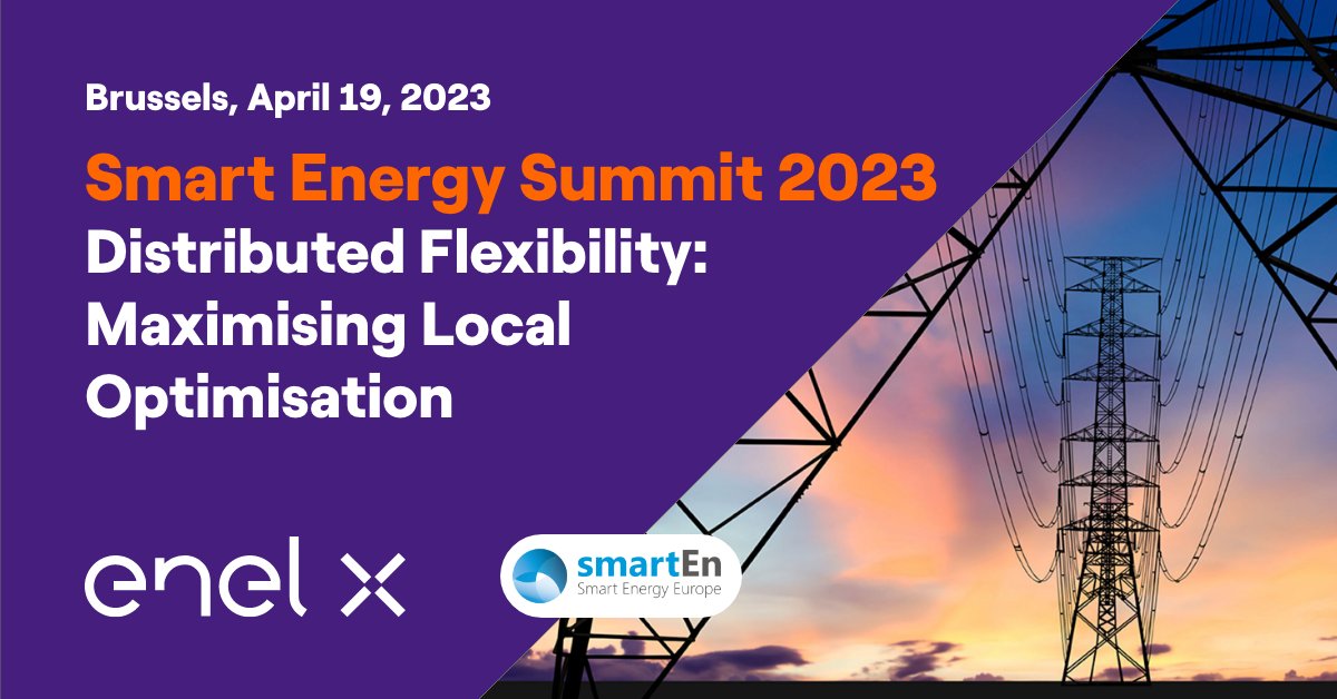 EnelXGlobal's tweet image. 📣 Join us at the #SmartEnergySummit2023 to learn how maximizing local self-optimization of distributed flexible resources can benefit both consumers and the whole energy system.

Don&apos;t miss Paul Troughton, Sr. Director of Regulatory Affairs at #EnelX, sharing his insights 🌞💡
