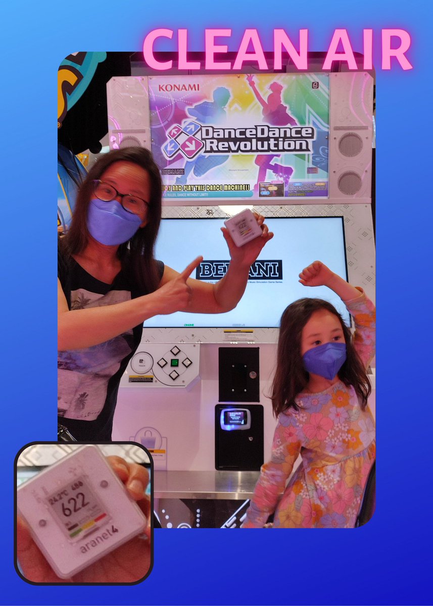 #Maskup 😷 #ElectricBlue 

Dance Dance
#CleanAirRevolution 2023

Raising Awareness
For
#LongCovid
#ClinicallyVulnerableFamilies

I am measuring your #Ventilation
#CleanAirScore = Good🟢