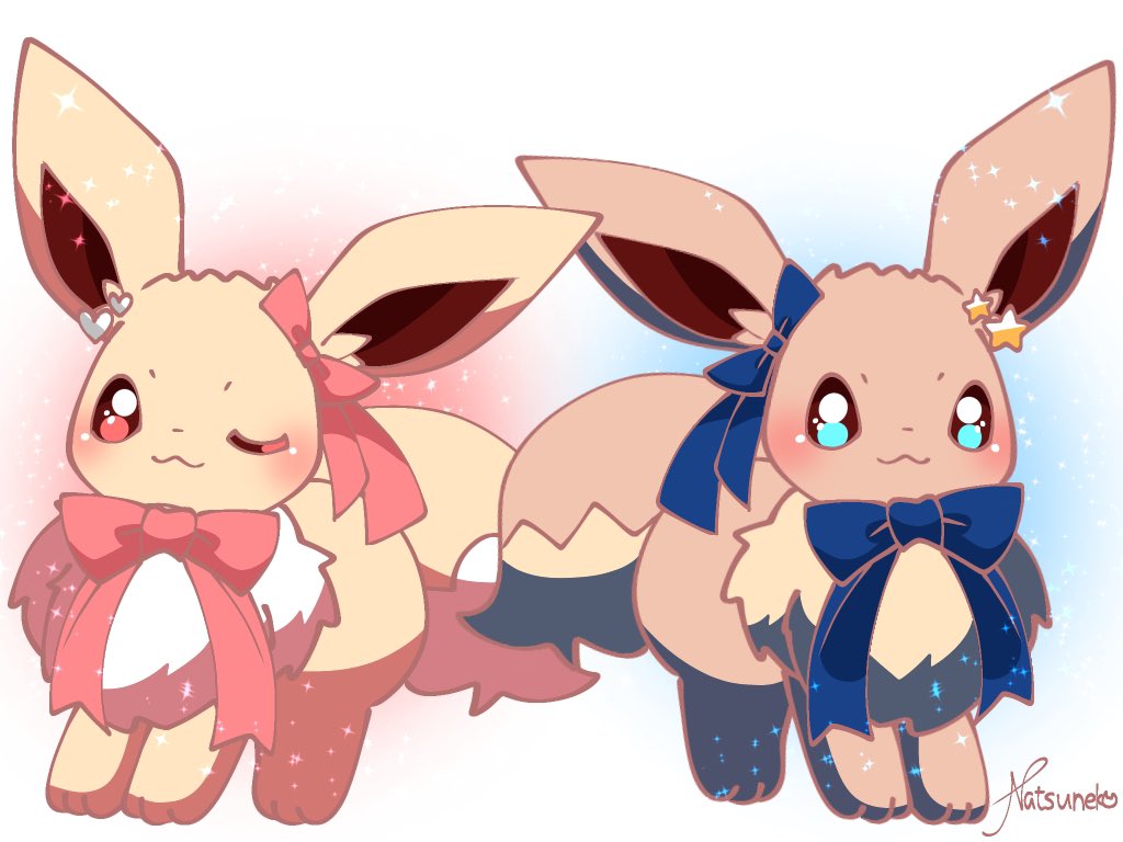 Natsuyami_723's tweet photo. 🩷💙

#イーブイ #ポケモンイラスト
#pokemonfanart https://t.co/cV8MRtEOdN