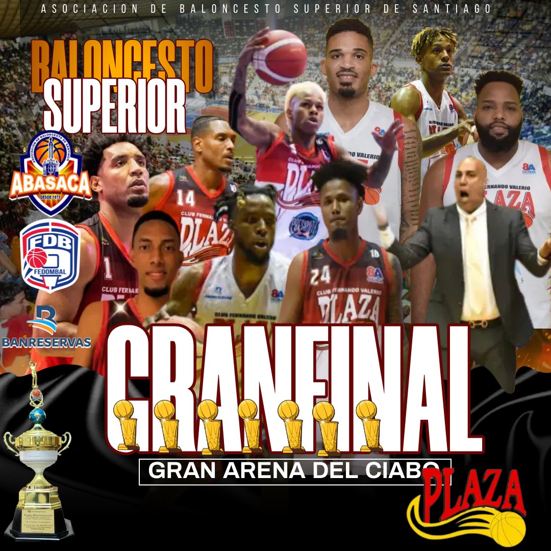 barberito15's tweet photo. El Fernando Valerio la plaza va a su segunda final consecutiva ahora se enfrenta a club de los 3 barrio el club sameji quien será el nuevo campeones del baloncesto superior de Santiago 2023? https://t.co/OVLxGHVwI5