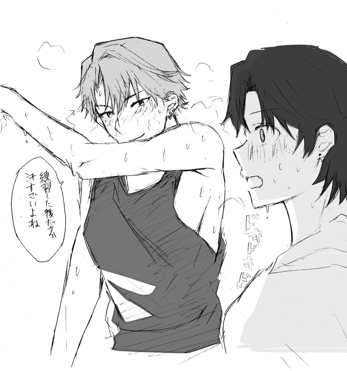 これはTSっ娘が自らの女性性の色気を出そうと企んだが年下の男の子に完全敗北する図 