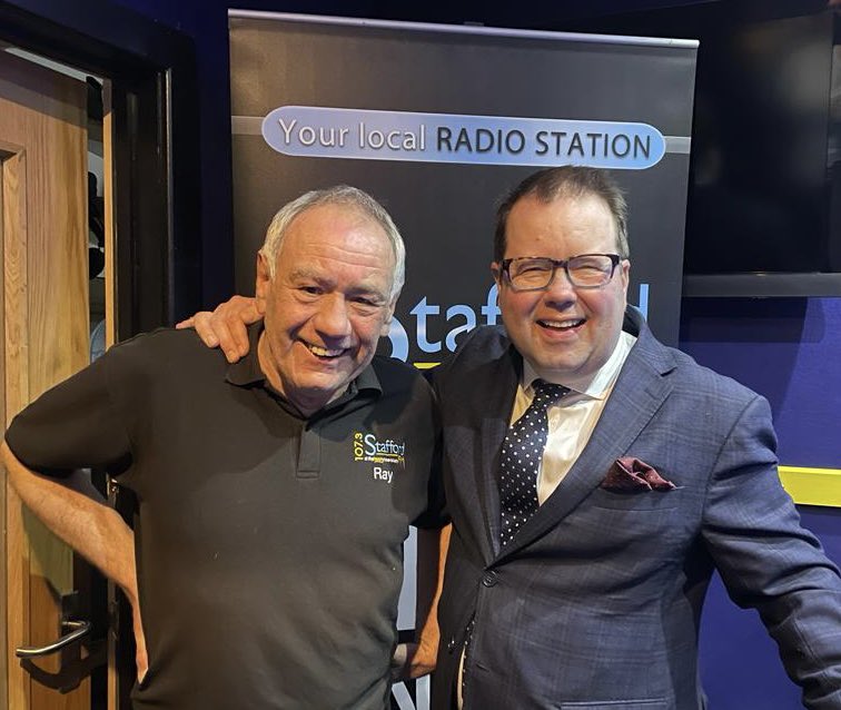 A big thanks to Thomas Forrester from <a href="/BBCBargainHunt/">Bargain Hunt</a> for calling into chat on the mid-morning with <a href="/Ray_Crowther/">Ray Crowther</a> Thomas will be at The Foregate Street Vintage Emporium today for a big event. The Auctioneer &amp; Valuer is back on the show again in May ahead of another local event