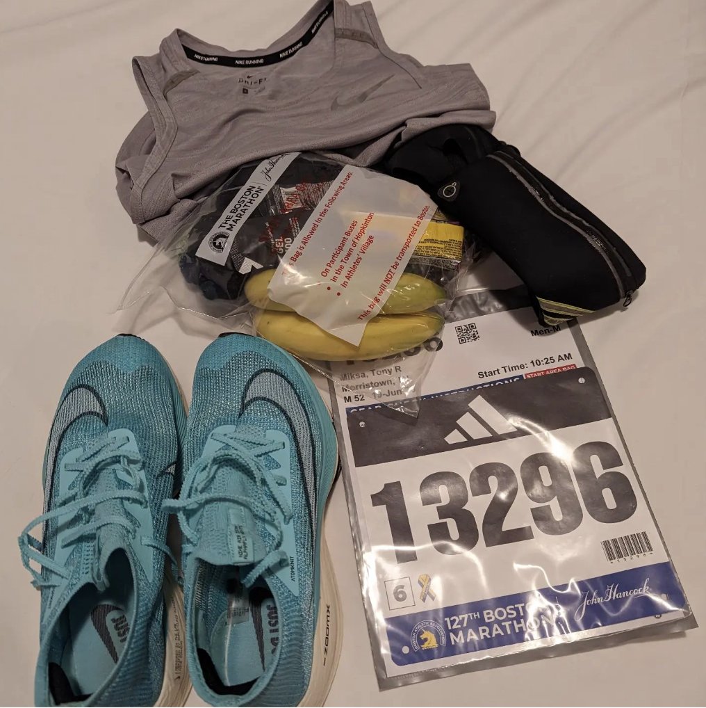 Tony Miksa on Twitter "My bag is packed and my running gear is ready