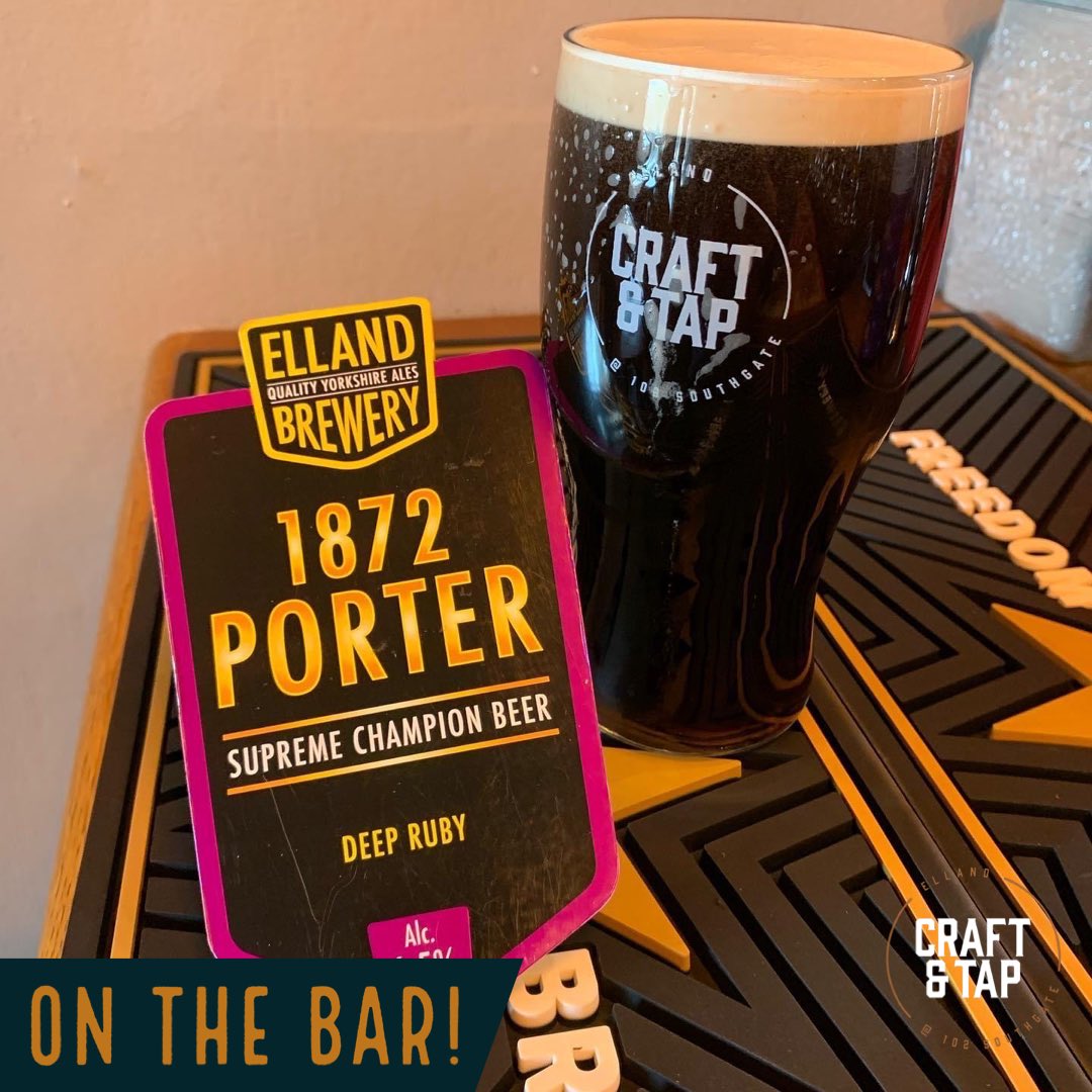 Start off the week with a freshly pulled pint of real ale! There’s a great selection on the bar today!🍻
<a href="/EllandBrewery/">Elland Brewery</a> <a href="/HalfMoonBrewer/">Half Moon Brewery</a> <a href="/PentrichBrewing/">Pentrich Brewing Co</a> Millstone Brewery

#ellandcraftandtap #elland #micropub #realale #realalepub #pub #beer #monday