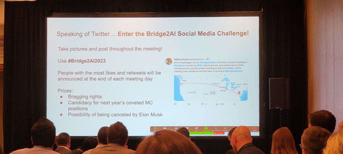 Kicking off Bridge2AI in style with a Twitter competition... #VoiceCollab #Bridge2AI2023