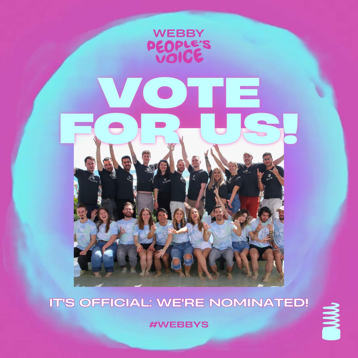 slateteams's tweet photo. There's still time to support us and vote for your fave content creation tool 😉🫶!

https://t.co/JLUx4L6AlX https://t.co/svYvUYHzFY