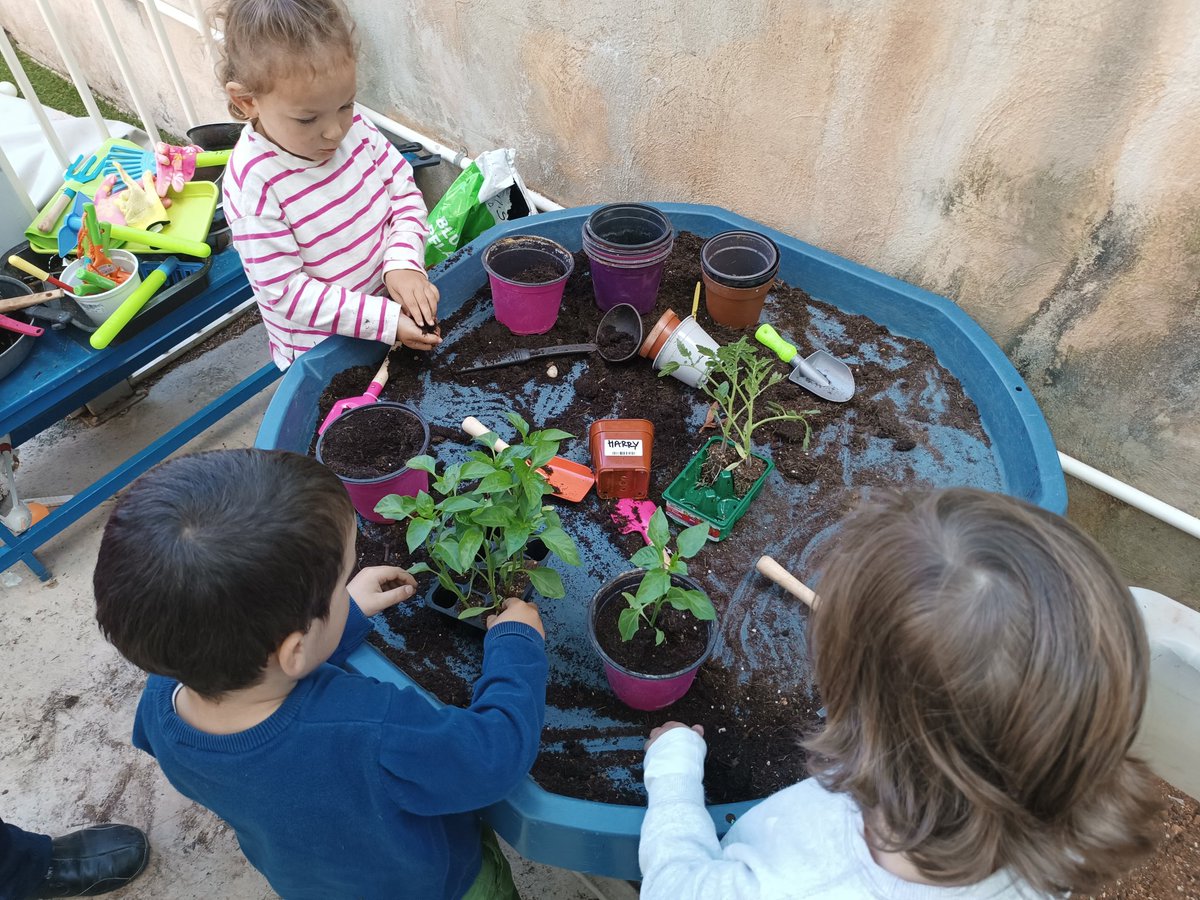 Today our Early Years made their outdoor area greener as they kicked off the week planting several herbs, flowers, strawberries and tomatoes as part of the <a href="/The_IEYC/">IEYC</a> unit 'The World Around Us'