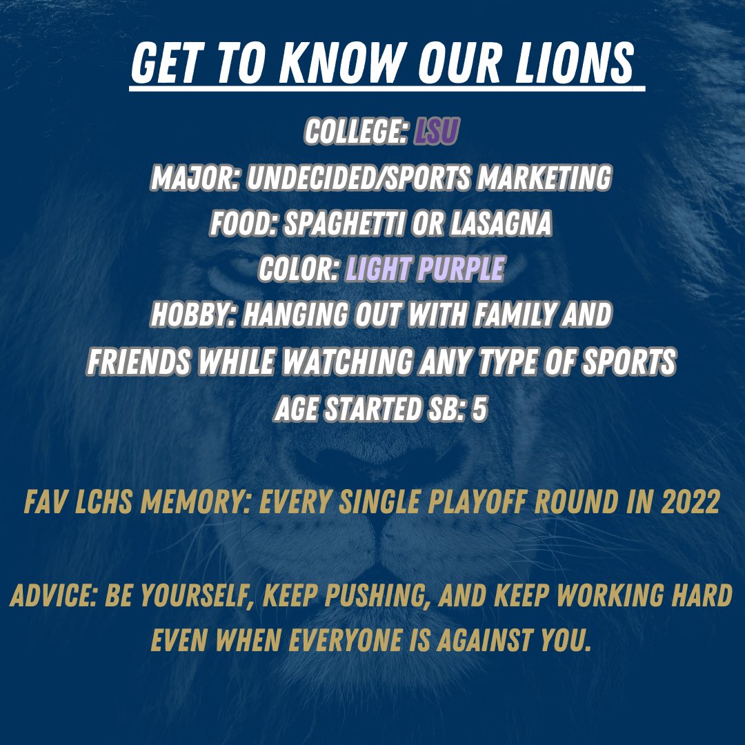 LakeCreek_SB's tweet photo. 🥎 𝙈𝙖𝙙𝙙𝙞𝙚 𝙈𝙘𝙆𝙚𝙚 #2🦁

                 ⭐️ 𝙎𝙚𝙣𝙞𝙤𝙧 𝙎𝙥𝙤𝙩𝙡𝙞𝙜𝙝𝙩 ⭐️ https://t.co/UghaylhAg3