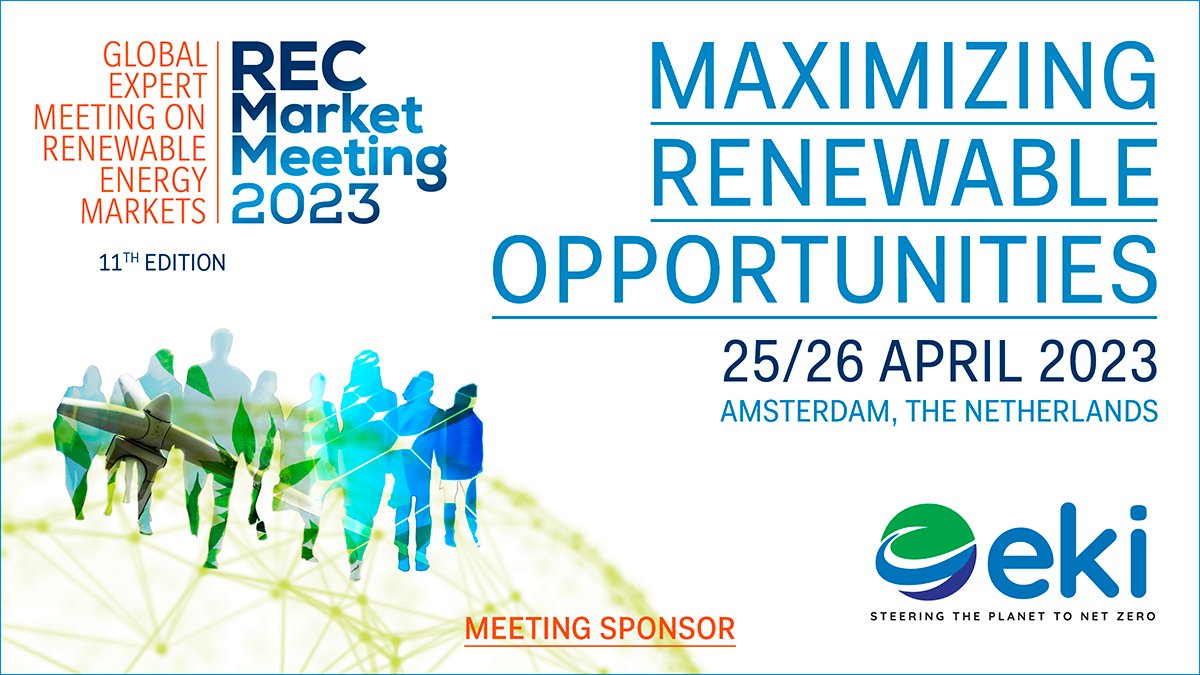Thank you EKI Energy Services for being a Meeting Sponsor for the REC Market Meeting this year. It is a pleasure working with you in organizing yet again a great event. 

For more information on EKI Energy Services, go here: enkingint.org