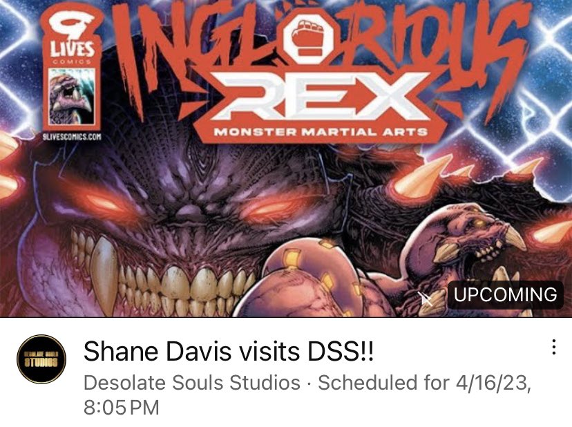 GOOCH_Presents's tweet photo. I wanna send a big thanks to @shanedavisart for visiting DSS last. Watch the in depth interview here https://t.co/7x5BZYnze7 https://t.co/6R5UHwIKFV