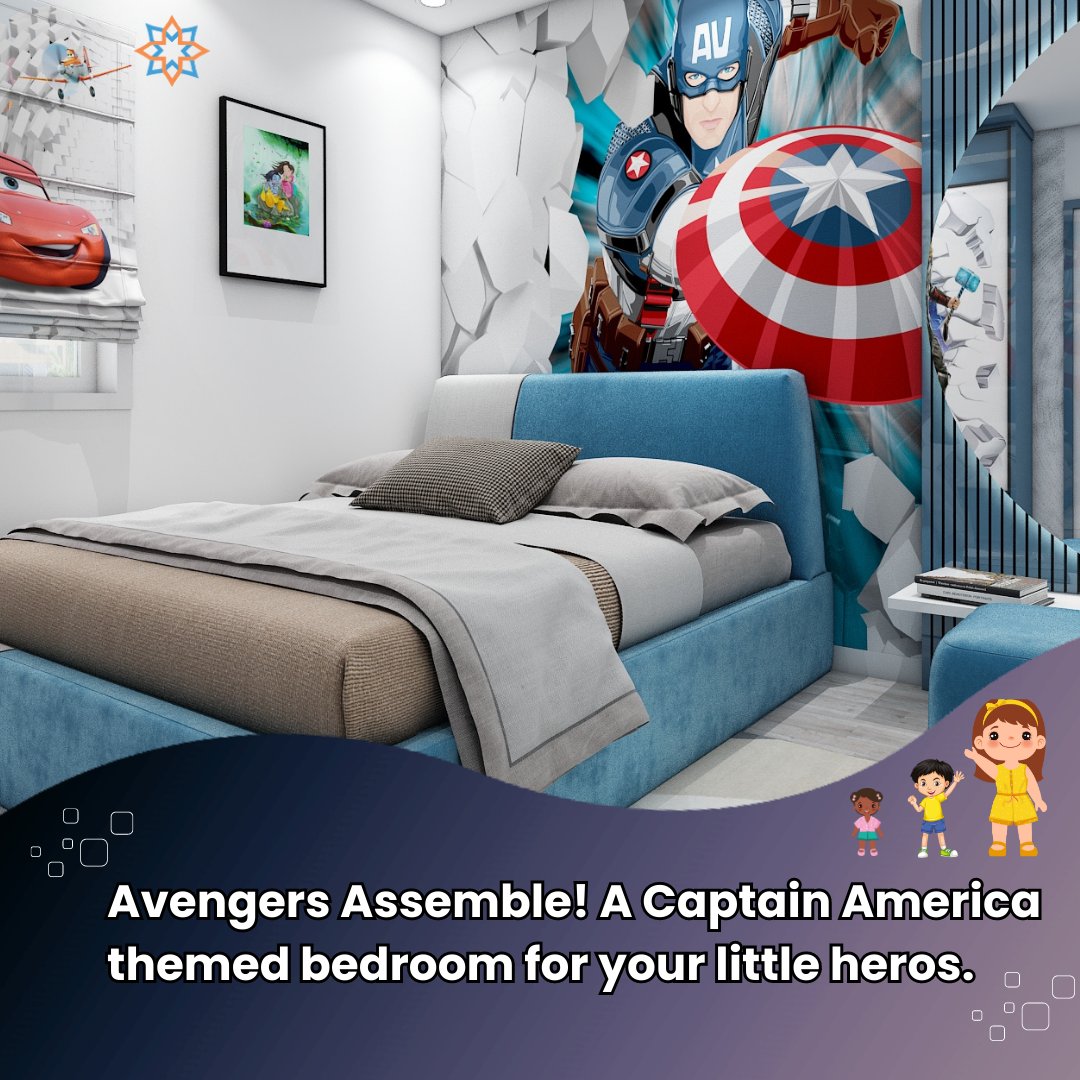 Transform your child's room into a superhero's sanctuary with Faithwood Interior Designs! 

#FaithwoodInteriorDesigns #SuperheroTheme #TransformingSpaces #EmpoweringKids #CreatingMemories #kidsroominspo #kidshomedecor #superherokids #superheroinspired #kidsbedroomdecor